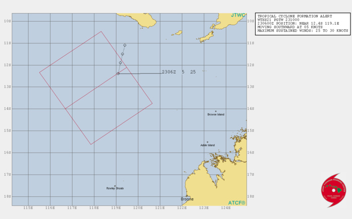 TC 19P over the Gulf of Carpentaria. Remnants of 17P and 18P. 90S: TCFA. Updates at 23/15UTC