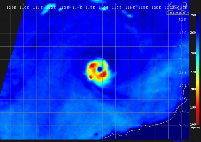 TC 20S(FERDINAND): CAT 2 US near peak intensity. Over-land TC 19P(ESTHER): 26/03UTC update