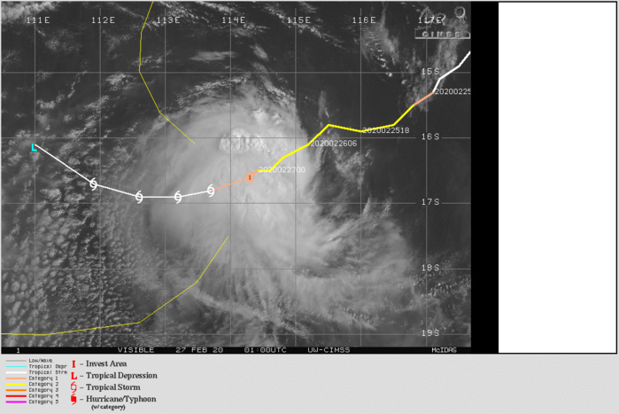 TC 20S(FERDINAND): CAT 1 US weakening rapidly. 19P(ESTHER): Tropical Cyclone Formation Alert