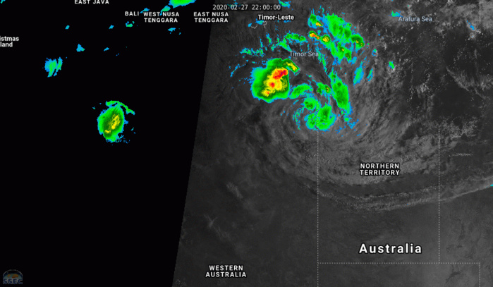 TC 20S(FERDINAND) and over-land TC 19P(ESTHER): 28/02 09UTC Update