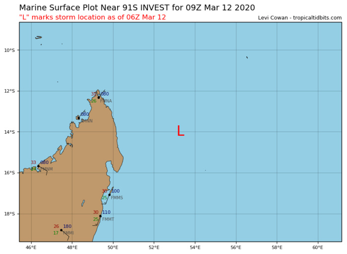 TC 21S, Invest 96P and Invest 91S: updates at 12/06UTC
