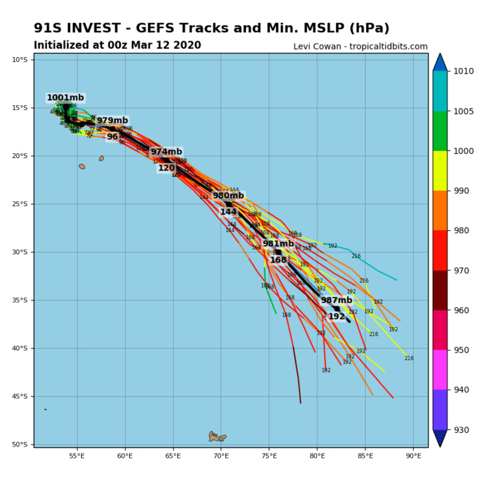 TC 21S, Invest 96P and Invest 91S: updates at 12/06UTC