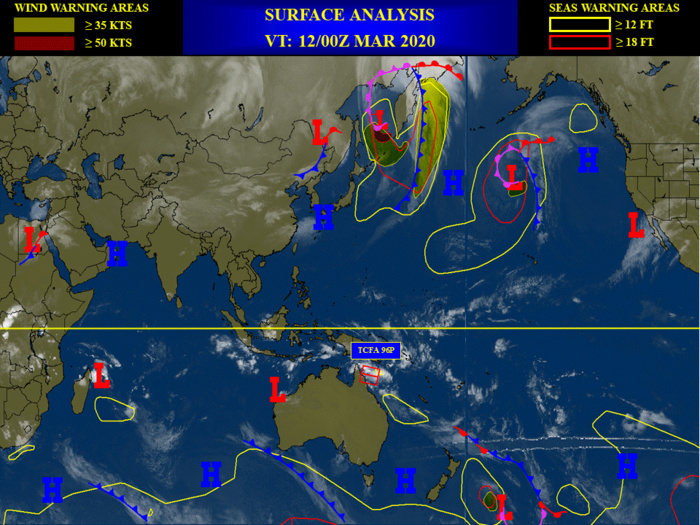 TC 21S, Invest 96P and Invest 91S: updates at 12/06UTC