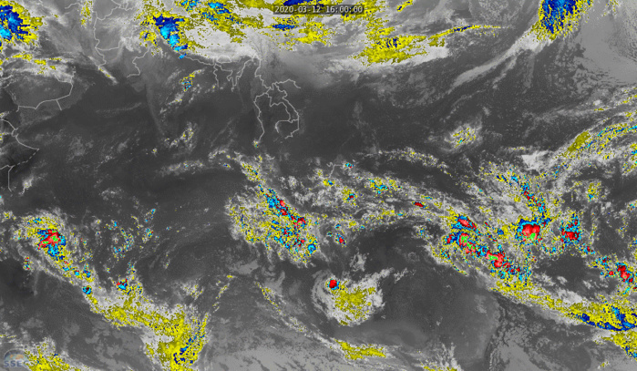 Overland TC 21S, Invest 96P and Invest 91S: updates at 13/03UTC