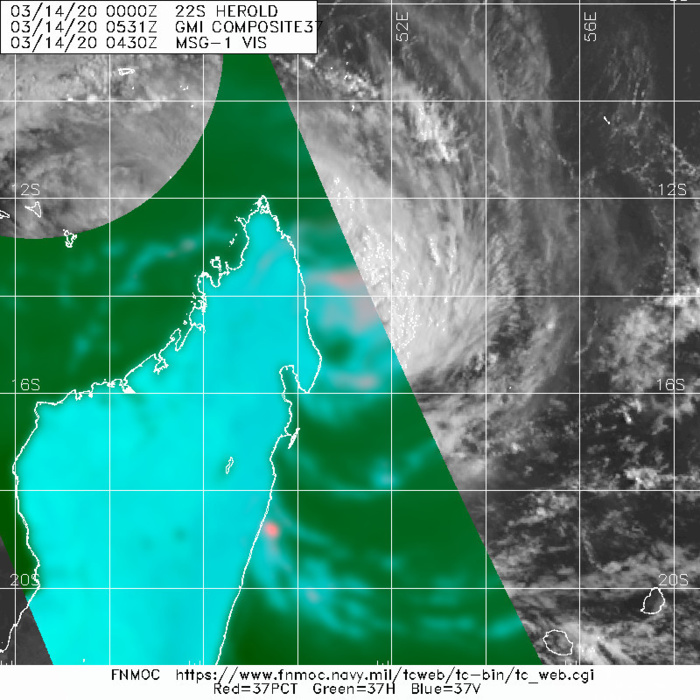 South Indian:TC 22S(HEROLD) is forecast to intensify quickly next 48h
