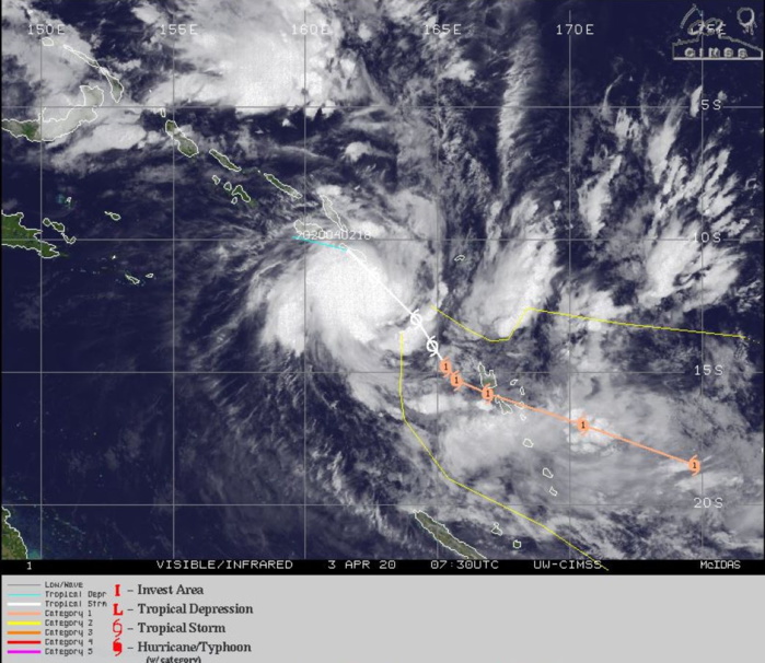 TC 24S(IRONDRO) intensifying ,TC 25P(HAROLD): potential direct threat to Vanuatu 