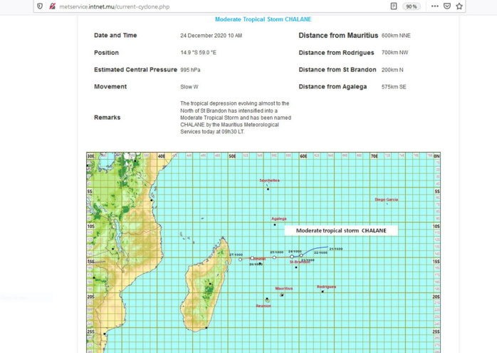 ILES SOEURS: CHALANE nommée par MMS/Vacoas, à 600km de MAURICE ILES SOEURS: CHALANE nommée par MMS/Vacoas, à 600km de MAURICE