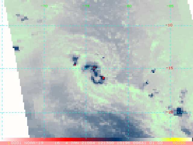 MICROWAVE IMAGE  INDICATED WELL DEFINED CURVED BANDS WRAPPING AROUND THE EASTERN AND  NORTHERN QUADRANTS, WITH THE LLCC JUST SOUTHEAST OF THE DEEPEST  CONVECTION