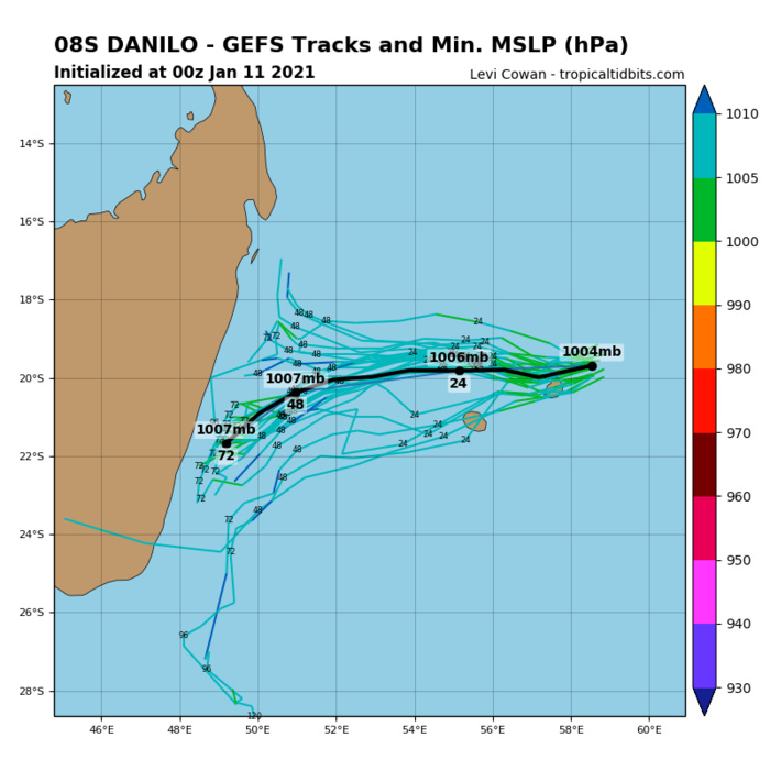REMNANTS OF 08S(DANILO). MODELS ARE NOT RE-DEVELOPING THIS SYSTEM.