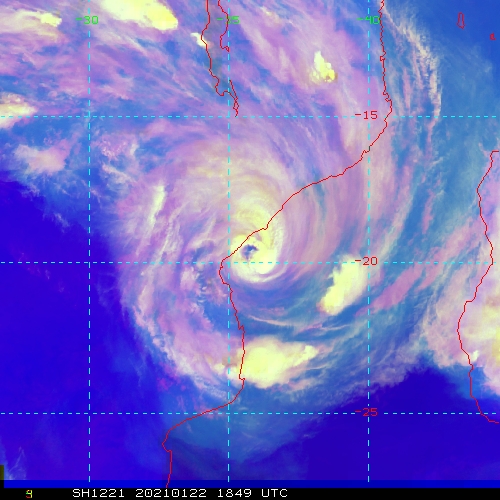 22/1849UTC. THE EYE IS WELL DEPICTED WITH AN IMPROVED SIGNATURE.THE CORE HAS BEEN GETTING BETTER ORGANIZED.
