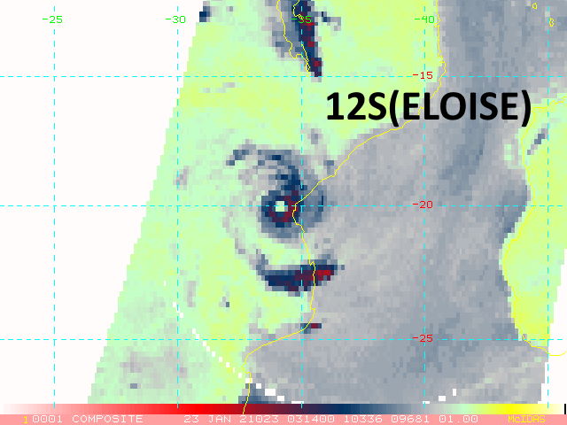 23/0353UTC. THE MID-LEVEL EYE REMAINED WELL DEFINED EVEN AFTER LANDFALL.