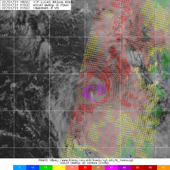 17P(LUCAS). 01/2153UTC. ASCAT READ 45KNOT WINDS. 17P(LUCAS). 01/2153UTC. ASCAT READ 45KNOT WINDS.
