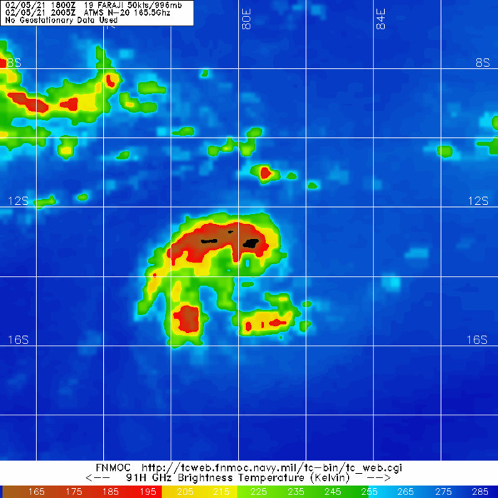 05/2005UTC. MICROWAVE REVEALS AN INTENSE CURVED BAND OF DEEP CONVECTION WRAPPING FROM THE WESTERN QUADRANT INTO THE NORTHERN QUADRANT OF THE SYSTEM WITH A SMALL MICROWAVE EYE FEATURE.