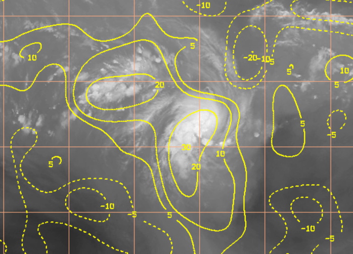FAVORABLE CONDITIONS WITH ROBUST EQUATORWARD AND POLEWARD OUTFLOW