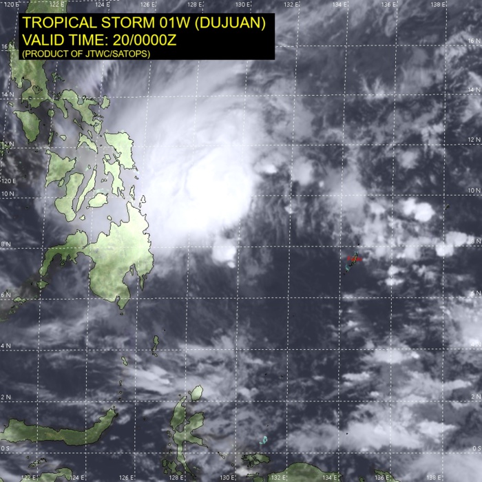 01W(DUJUAN). 20/00UTC. 01W(DUJUAN). 20/00UTC.