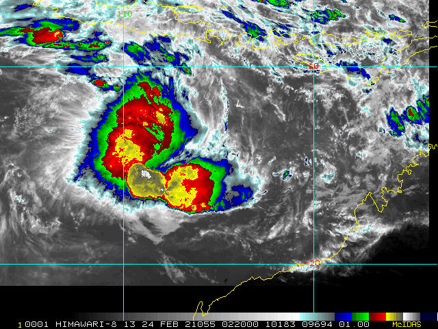 INVEST 98S. 24/0220UTC. ANIMATED ENHANCED INFRARED IMAGERY AND A 231900Z GMI 89GHZ MICROWAVE IMAGE DEPICT A CONSOLIDATING LOW LEVEL CIRCULATION CENTER WITH PERSISTENT DEEP CONVECTION. INVEST 98S. 24/0220UTC. ANIMATED ENHANCED INFRARED IMAGERY AND A 231900Z GMI 89GHZ MICROWAVE IMAGE DEPICT A CONSOLIDATING LOW LEVEL CIRCULATION CENTER WITH PERSISTENT DEEP CONVECTION.
