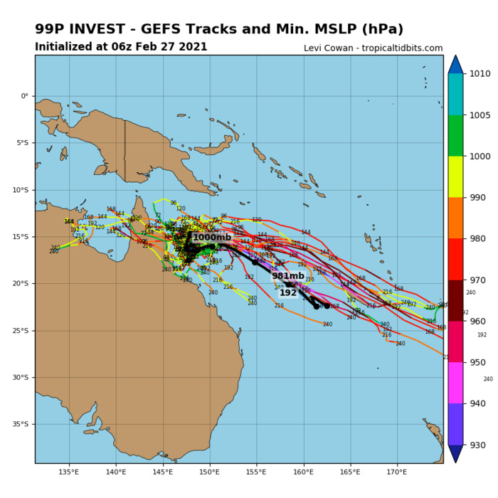INVEST 99P. NUMERICAL MODEL GUIDANCE SUGGEST THE SYSTEM WILL NOT DEVELOP WITHIN THE NEXT 24H.