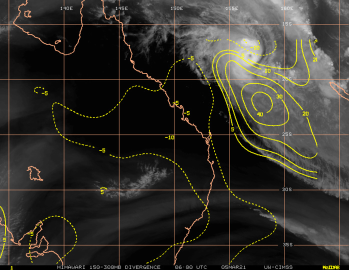 23P(NIRAN). ROBUST POLEWARD DIVERGENCE HAS CONTRIBUTED TO THE INTENSITY SPIKE.