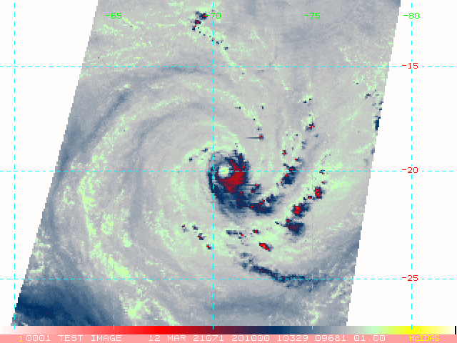 24S(HABANA). 12/2010UTC. THE EYE FEATURE WAS STILL WELL DEPICTED BUT THE NORTHWEST PORTION OF THE EYE-WALL WAS ALREADY WEAKENING.