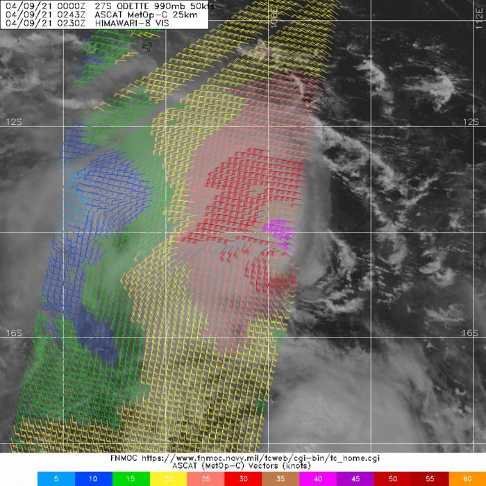 27S(ODETTE). 09/0243UTC. 27S(ODETTE). 09/0243UTC.