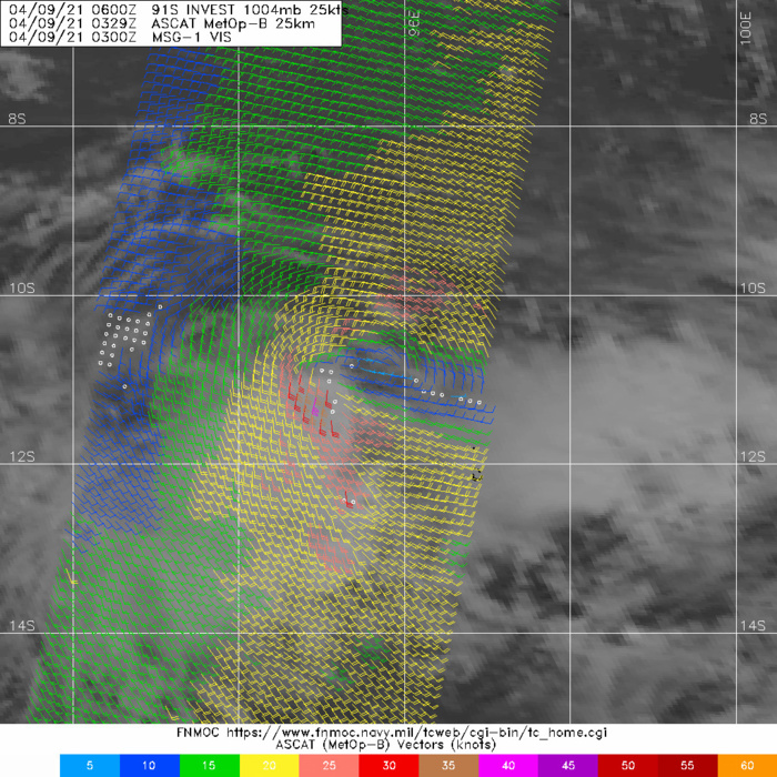 INVEST 91S. 09/0329UTC.