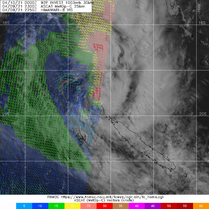 INVEST 92P. 09/23UTC.