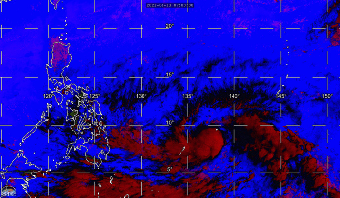 TD 02W. 13/13UTC. 6H LOOP.ANIMATED ENHANCED INFRARED SATELLITE IMAGERY  SHOWS THE SYSTEM HAS FURTHER DEVELOPED AS THE MAIN FEEDER BAND,  STRETCHED ALONG THE NORTHERN PERIPHERIES, SIGNIFICANTLY CONSOLIDATED  AND WRAPPED TIGHTER INTO A MORE COMPACT AND DEEP CENTRAL DENSE  OVERCAST.