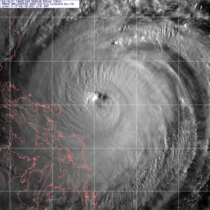 02W(SURIGAE). 18/2141UTC .DMSP VISIBLE. 02W(SURIGAE). 18/2141UTC .DMSP VISIBLE.