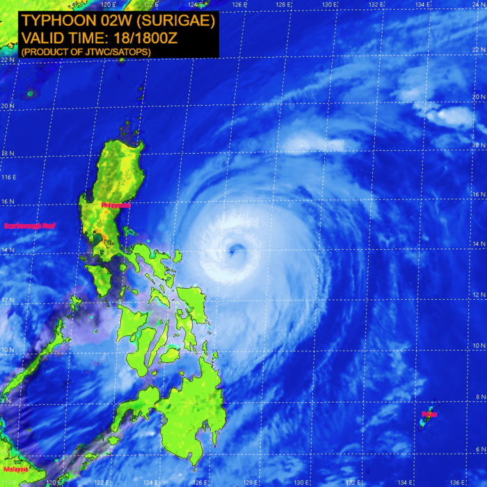 02W(SURIGAE). 18/18UTC. 02W(SURIGAE). 18/18UTC.