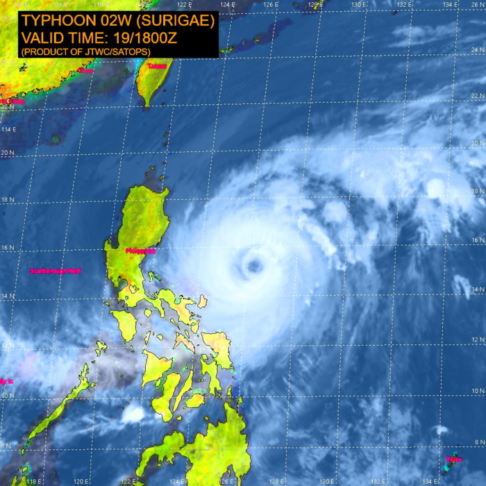 02W(SURIGAE). 19/18UTC. 02W(SURIGAE). 19/18UTC.