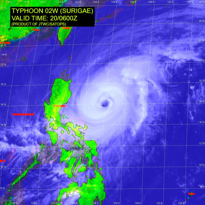 02W(SURIGAE). 20/06UTC.
