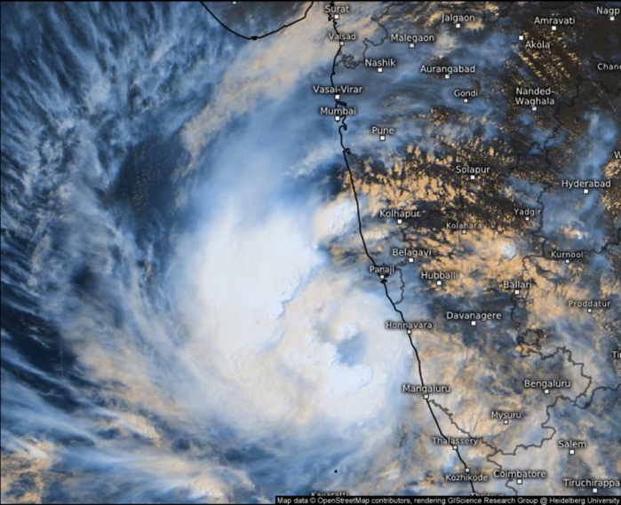 TC 01A(TAUKTAE). IMPROVING SATELLITE SIGNATURE. Eumetsat/PH.