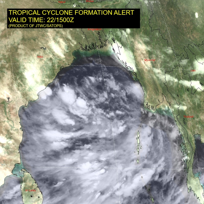INVEST 93B. 22/15UTC.