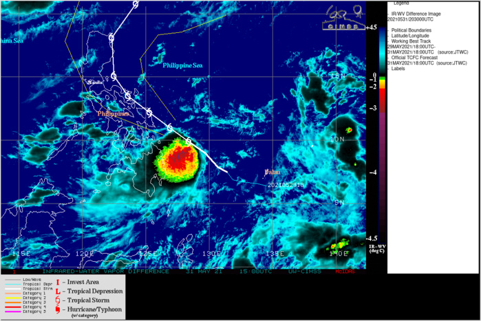 TS 04W(CHOI-wan). SATELLITE ANIMATION DEPICTS INTENSE (-82C TOPS) DEEP  CONVECTION SPREADING OVER AND OBSCURING THE LOW-LEVEL CIRCULATION CENTER. TS 04W(CHOI-wan). SATELLITE ANIMATION DEPICTS INTENSE (-82C TOPS) DEEP  CONVECTION SPREADING OVER AND OBSCURING THE LOW-LEVEL CIRCULATION CENTER.
