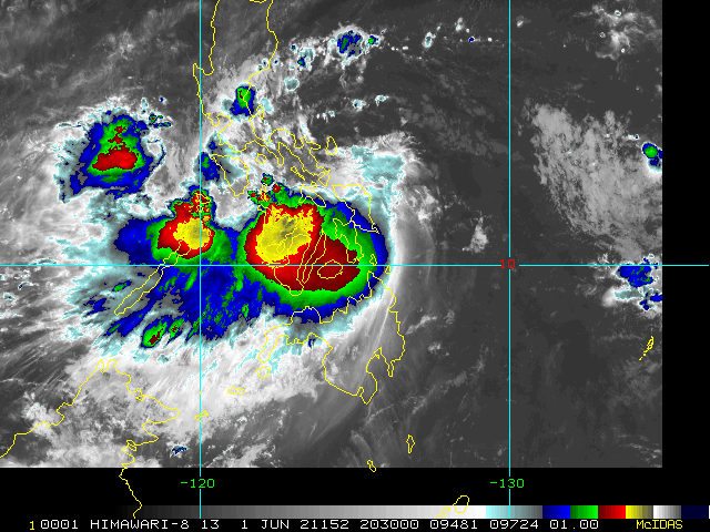 TD 04W. 01/2030UTC.