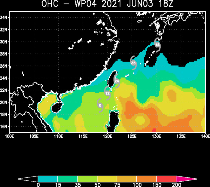 WNP: 04W (CHOI-wan) has begun to turn Northeastward, clipping Southern Taiwan,forecast to dissipate by 48h South of Kyushu, 03/21utc update