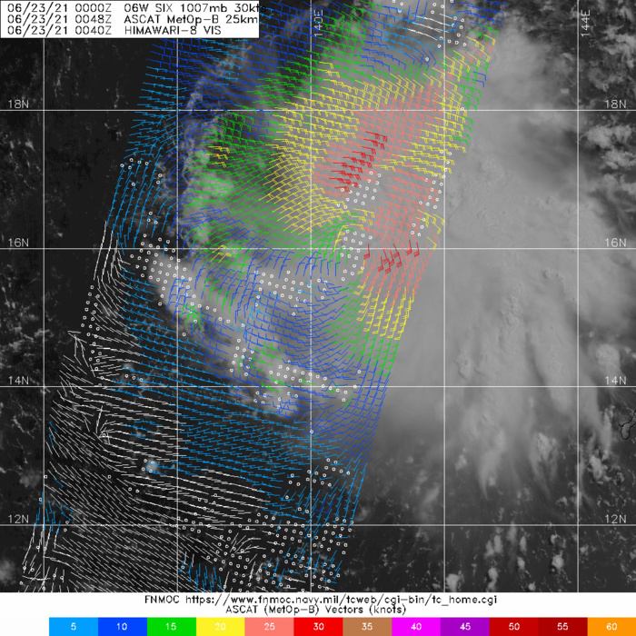 23/0048UTC. ASCAT READ 30KNOT WINDS.