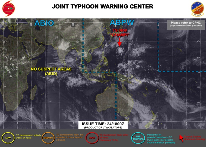 THE JTWC IS ISSUING 6HOURLY WARNINGS AND 3HOURLY SATELLITE BULLETINS ON 06W.