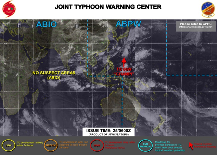 THE JTWC IS ISSUING 6HOURLY WARNINGS AND 3HOURLY SATELLITE BULLETINS ON 06W.