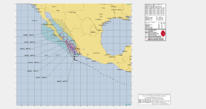 EASTER NORTH PACIFIC. HU 05E(ENRIQUE). WARNING 12 ISSUED AT 28/04UTC.