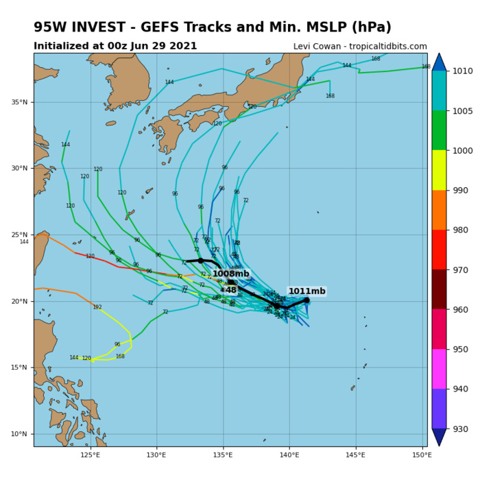 INVEST 98W: DESPITE THE WELL DEFINED NATURE OF THE  LOW LEVEL CIRCULATION, THE NUMERICAL MODELS INDICATE LITTLE TO NO DEVELOPMENT AS IT  TRANSITS TO THE WEST.