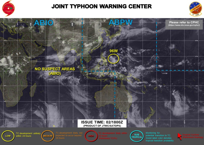 Western North Pacific: Invest 96W now on the map// North Atlantic: 05L(ELSA) reached Hurricance Category 1, 02/18utc updates