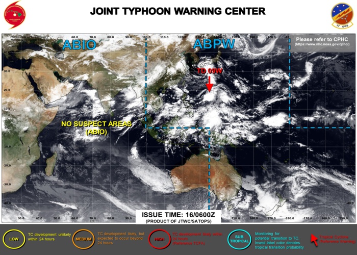 INVEST 98W IS NOW TD 09W. INVEST 98W IS NOW TD 09W.