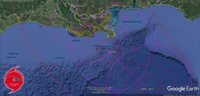 HU 09L(IDA). FORECAST LANDFALL AREA NEAR THE MISSISSIPPI DELTA AREA. HU 09L(IDA). FORECAST LANDFALL AREA NEAR THE MISSISSIPPI DELTA AREA.