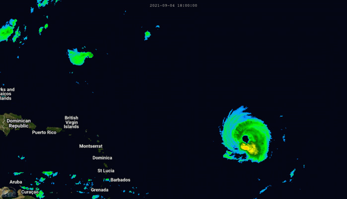 HU 12L(LARRY). DISPLAYING MARGINALLY ANNULAR CHARACTERISTICS WITH A LARGE 80KM EYE FEATURE. IF NECESSARY CLICK ON THE IMAGERY TO ANIMATE IT.