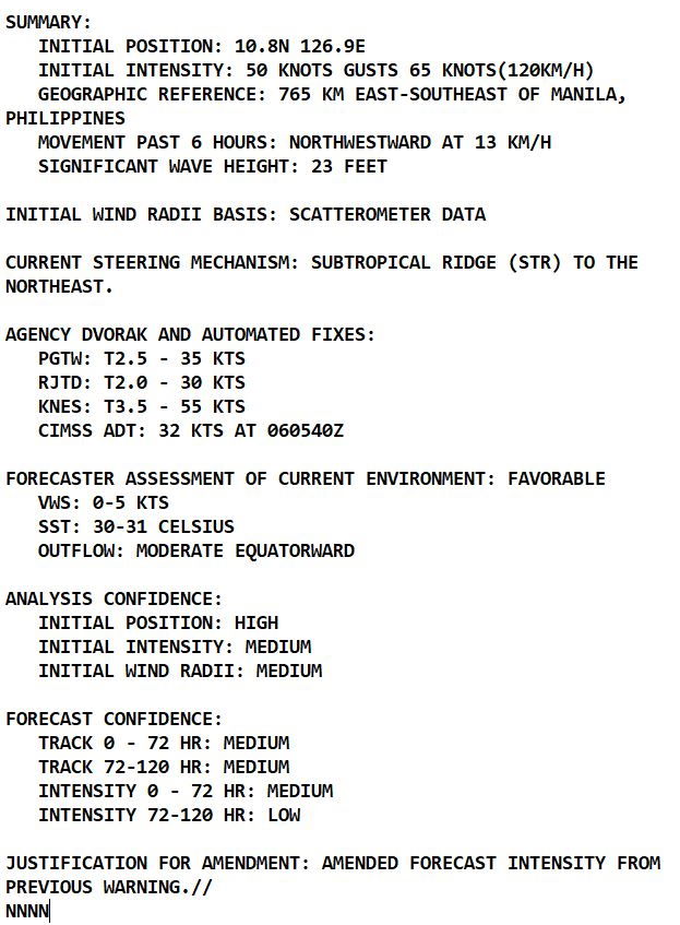 Western Pacific: TS 18W(CONSON) now forecast to make landfall over the Philippines at Typhoon intensity, 19W set to intensify, 06/09utc updates