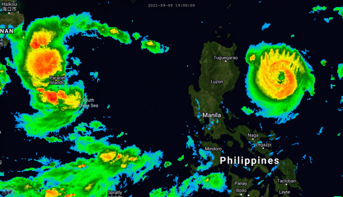 Western Pacific: Super Typhoon 19W(CHANTHU) is intensifying once again 215km SE of Aparri, 18W(CONSON) update, E.Pacific & Atlantic updates10/03utc Western Pacific: Super Typhoon 19W(CHANTHU) is intensifying once again 215km SE of Aparri, 18W(CONSON) update, E.Pacific & Atlantic updates10/03utc