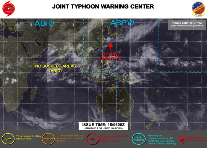 Western Pacific: TS 19W(CHANTHU) still there and likely to re-intensify a bit//Atlantic: Tropical Cyclone Formation Alert, 15/09utc updates