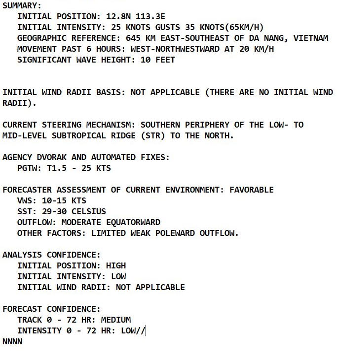 Western Pacific: TD 20W forecast to reach Typhoon/CAT 3 in 72hours/TD 21W forecast to make landfall over Vietnam in 24hours, 22/15utc updates