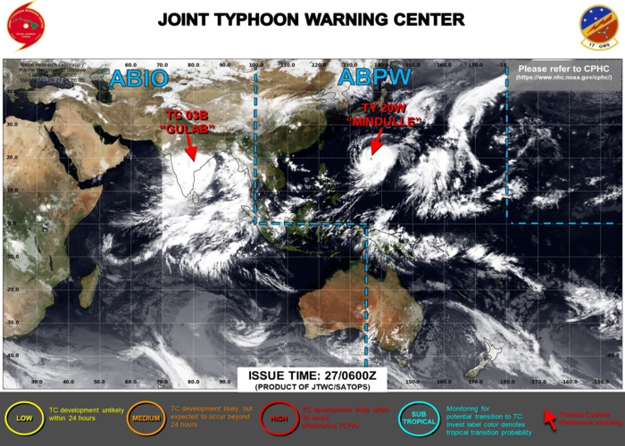 TY 20W(MINDULLE) CAT 3 through an eyewall replacement cycle//North Indian:TC 03B might re-emerge into the North Arabian Sea//Atlantic: 18L(SAM)CAT 4 update,27/03utc